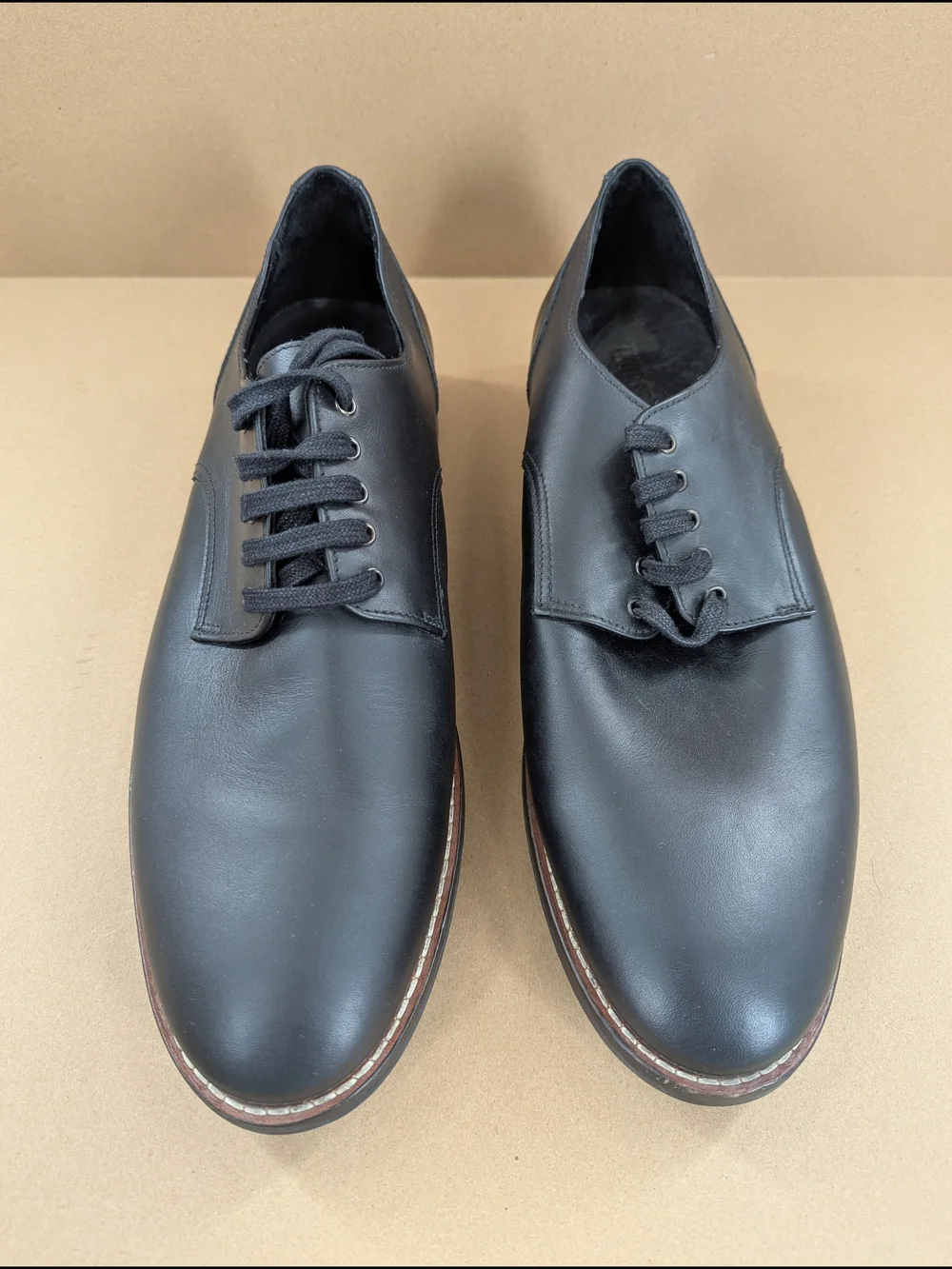 Thursday Leather Oxford Dress Shoes Lace Up Mens 12.5 Black Academia Classic